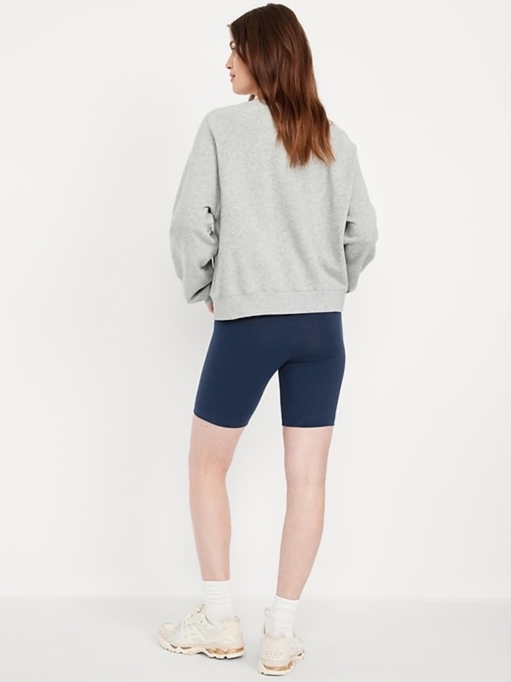 High-Waisted PowerSoft Biker Shorts -- 8-inch inseam